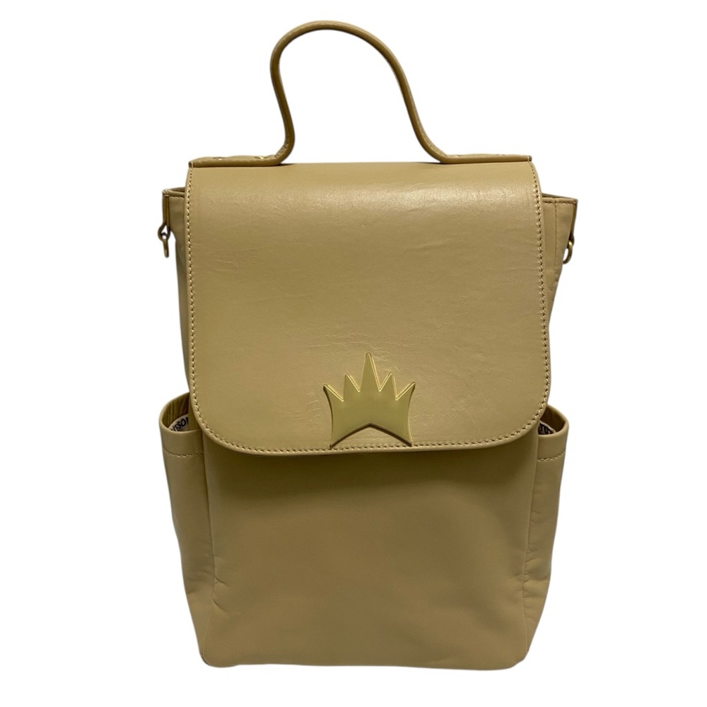 Hsft Solid Sand Leather Backpack - image 1